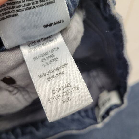 Agolde Nico high rise slim jeans distressed button fly - Picture 7 of 9